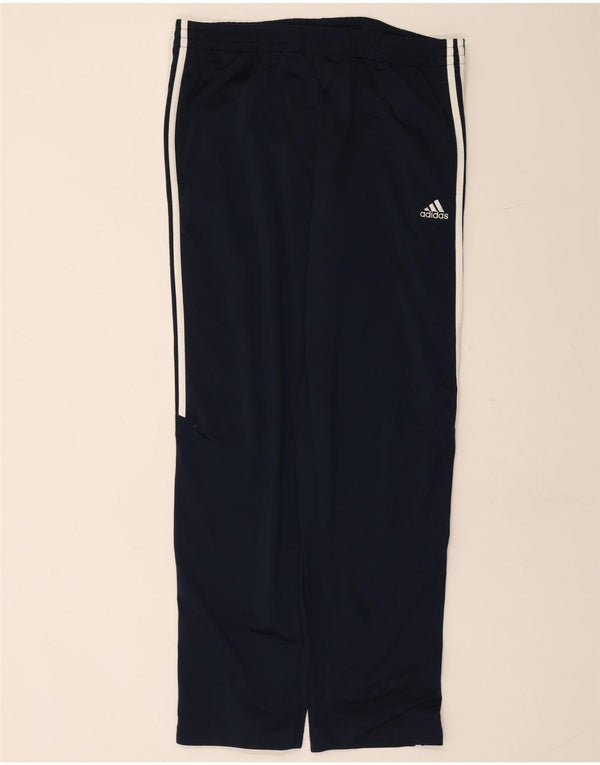 Calças de treino masculinas ADIDAS XL azul marinho poliéster