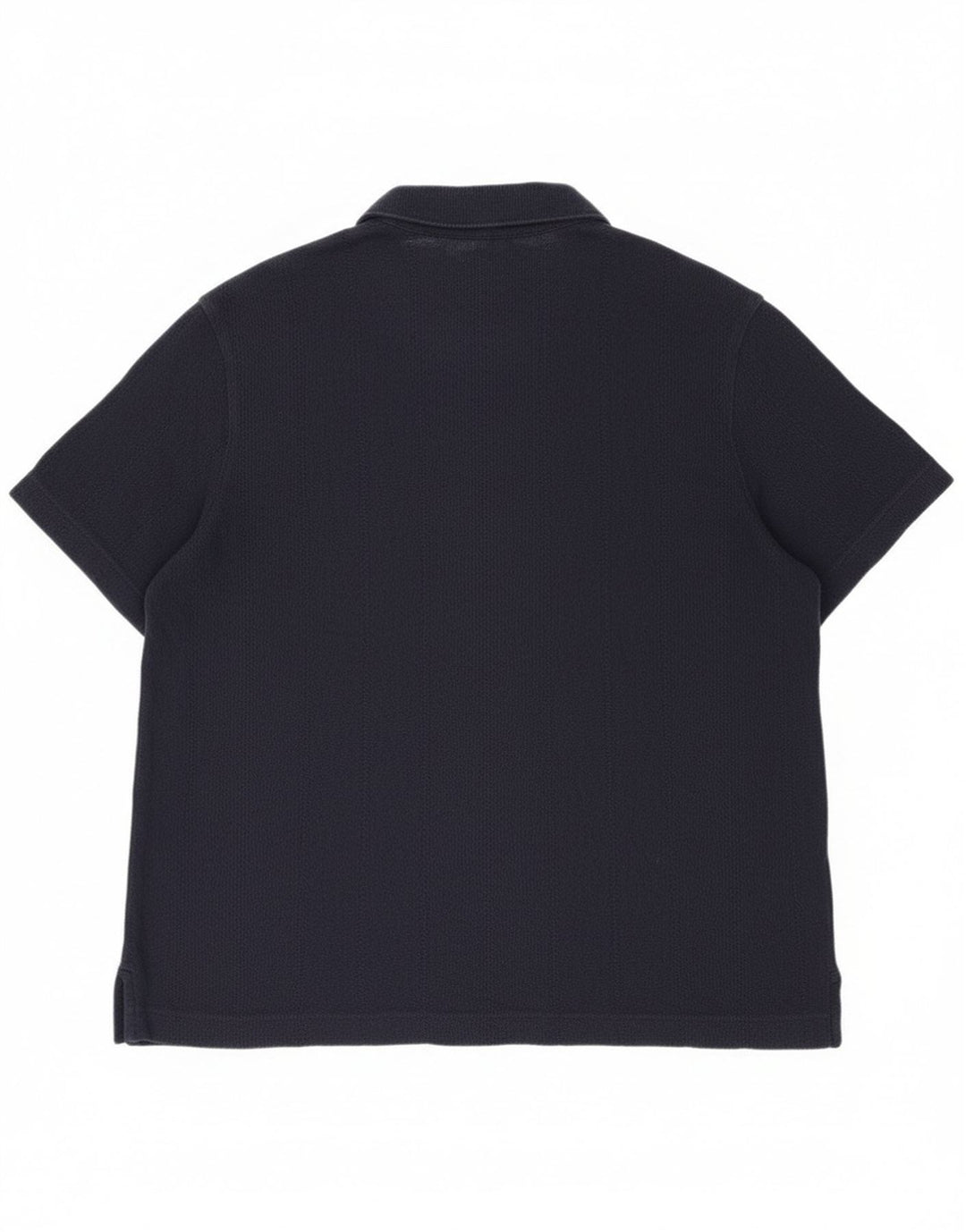 Camisa masculina de manga curta Marks & Spencer 2XL algodão azul marinho