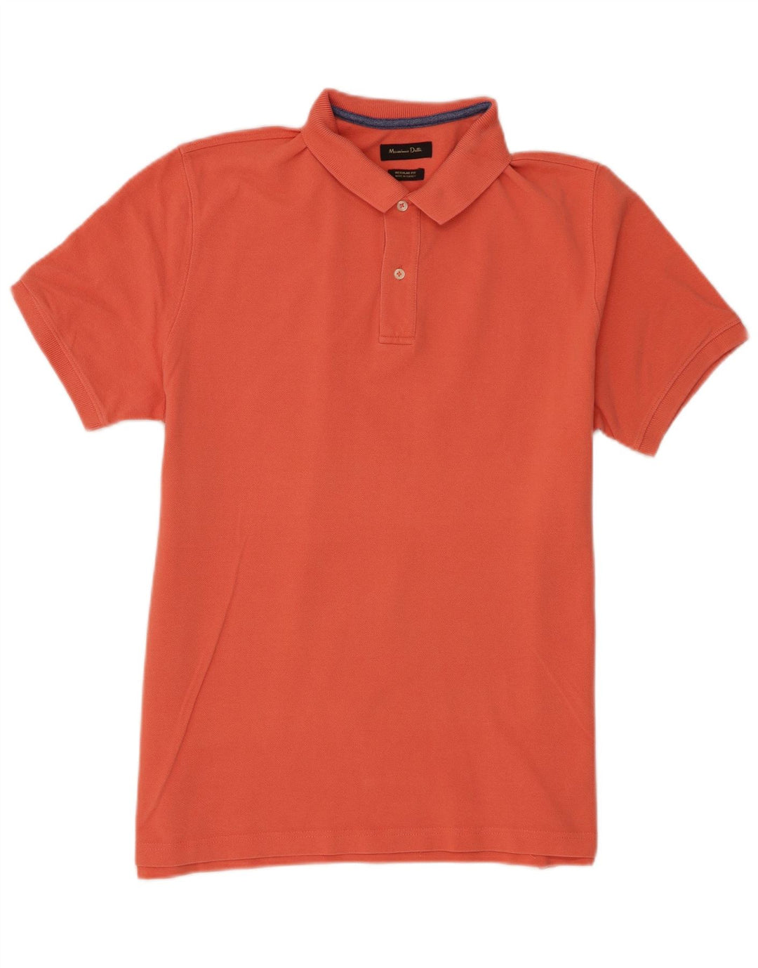 Camisa polo masculina Massimo Dutti Regular Fit XL laranja