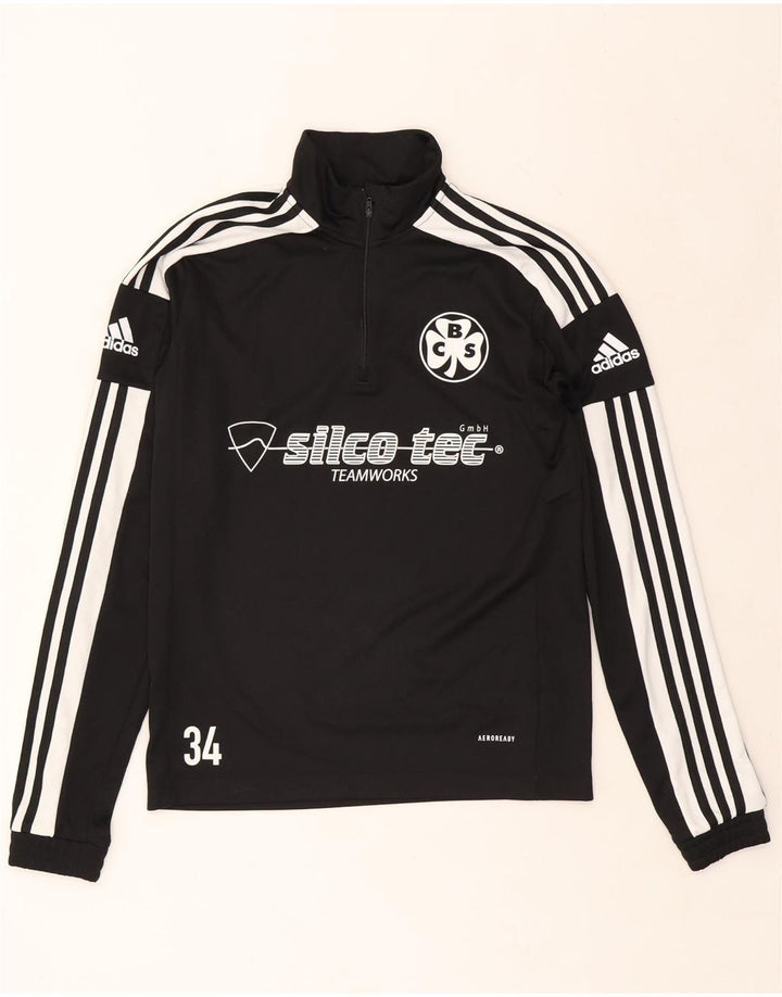 ADIDAS Mens Celtics Graphic Pullover Treino Top Pequeno Preto Colorblock