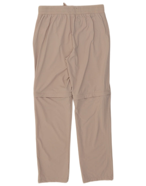 Calça casual feminina Mountain Warehouse UK 12 médio W32 L29 bege