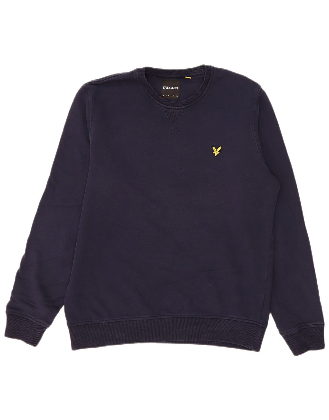 Lyle & Scott moletom masculino grande algodão azul marinho