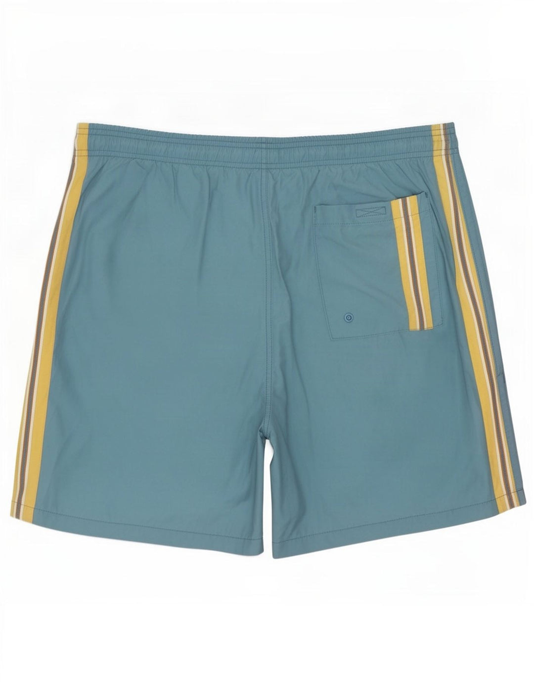 Shorts de natação masculino Timberland pequeno azul Colourblock poliéster