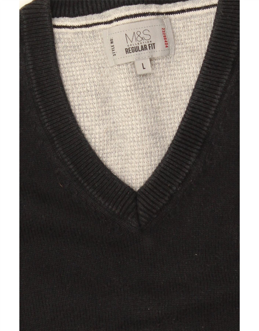 MARKS & SPENCER Mens Regular Fit Colete Regata Grande Preto