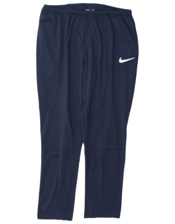 Calça de treino Nike masculina Dri Fit XL azul marinho poliéster