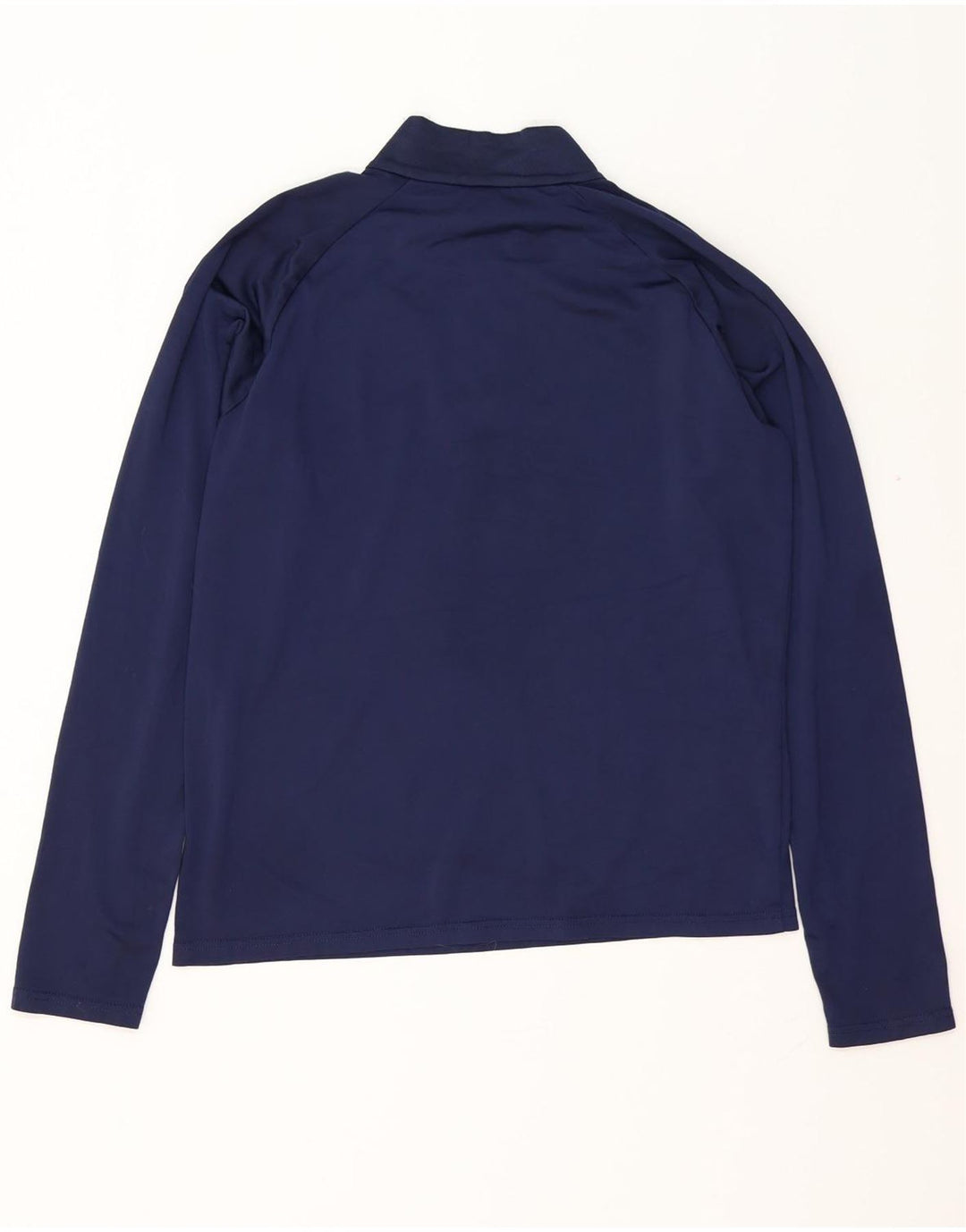 PUMA Mens Zip Neck Pullover Treino Top Médio Azul Marinho