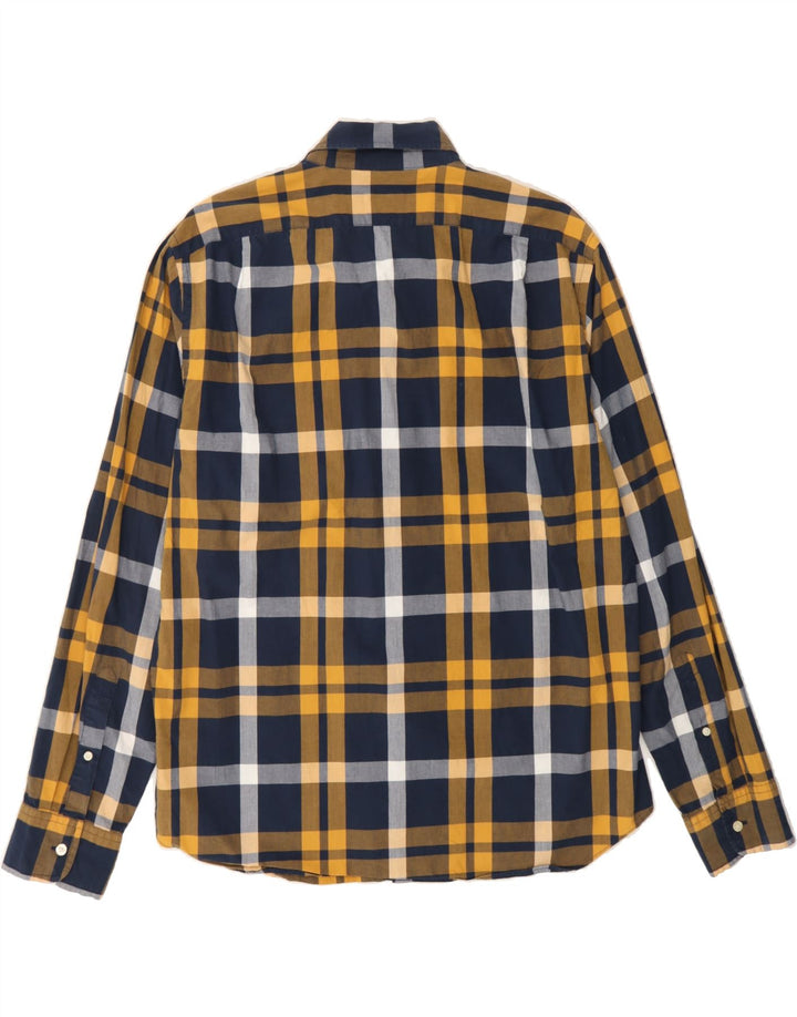 J. CREW Mens Slim Fit Shirt XL Blue Check Cotton Vintage J. Crew and Second-Hand J. Crew from Messina Hembry 
