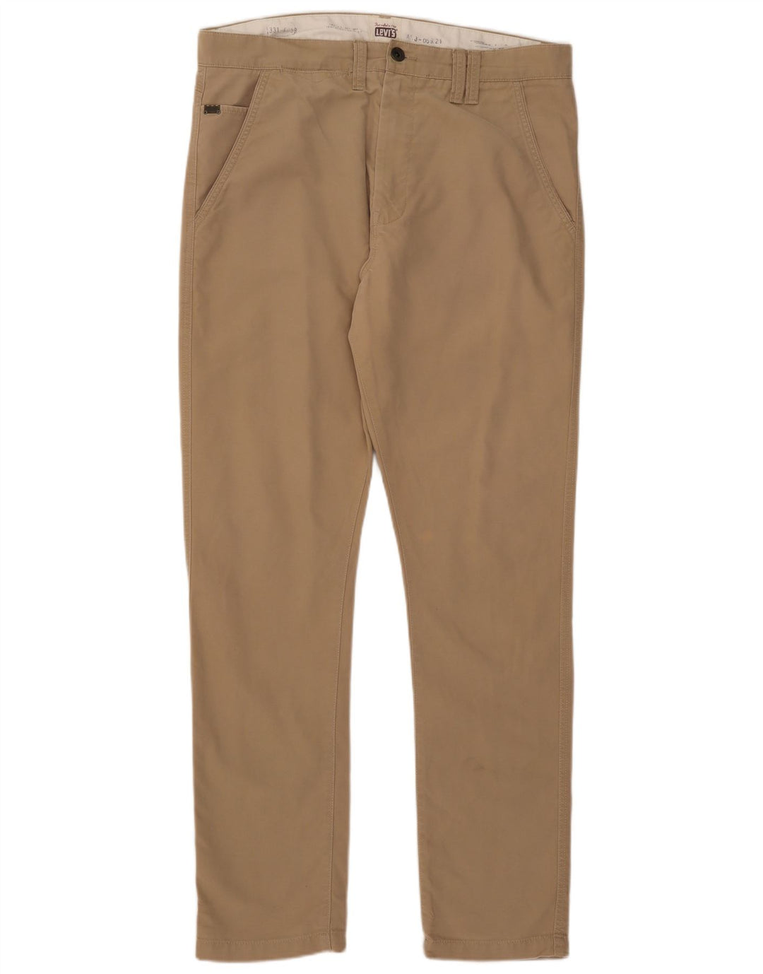 Calça Chino Slim Masculina Levi's W37 L33 Bege