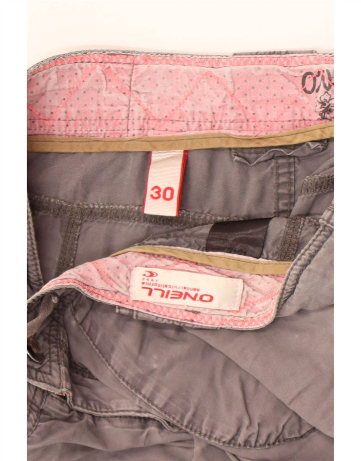Shorts casual feminino O'Neill W30 cinza médio