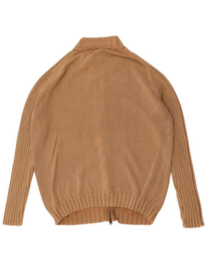 Suéter cardigã masculino Massimo Dutti XL algodão bege