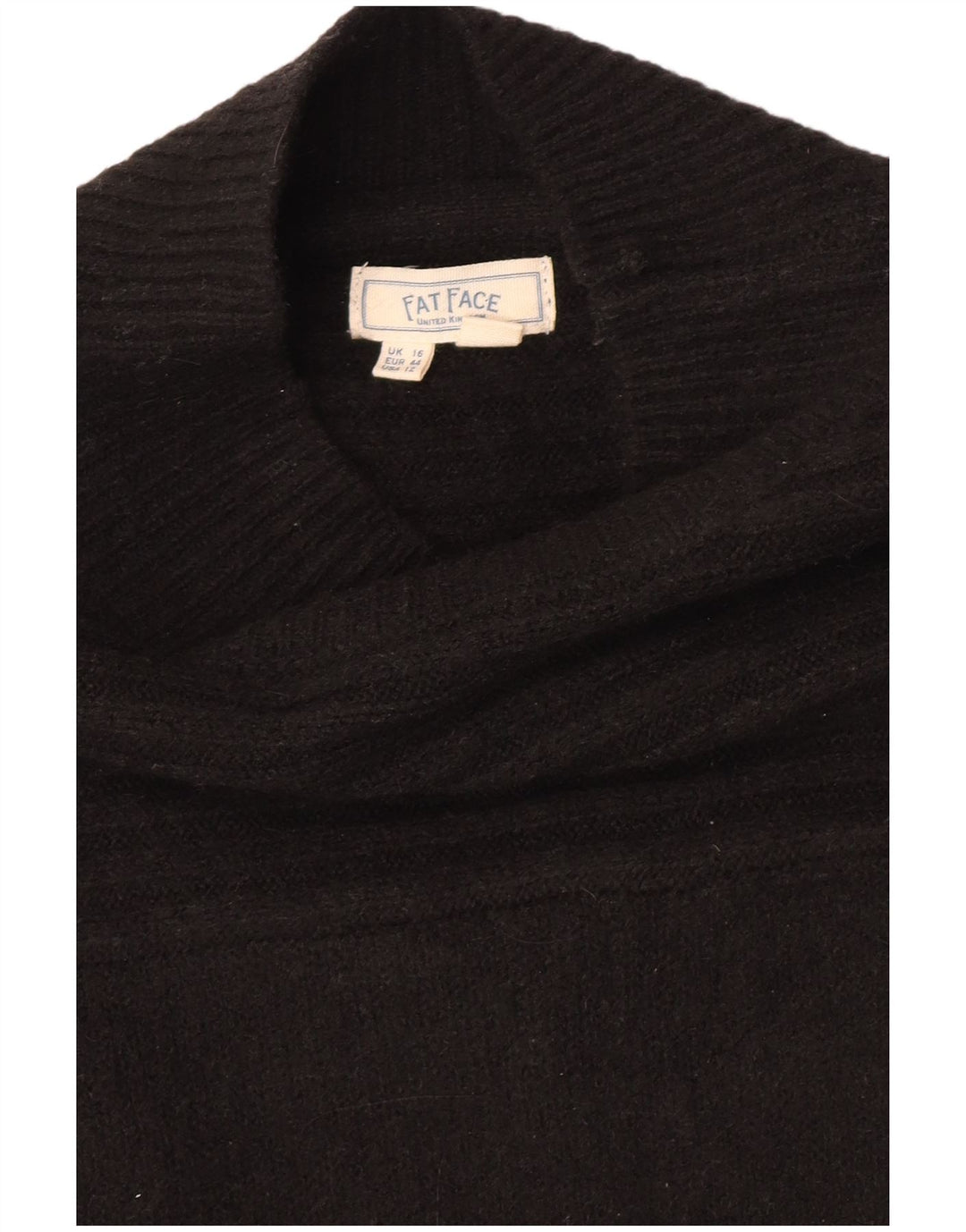 Vestido Jumper Feminino Fat Face Reino Unido 16 Grande Preto