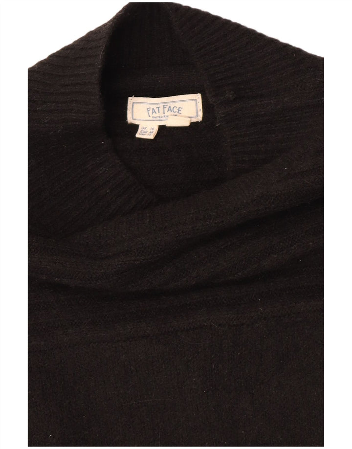 Vestido Jumper Feminino Fat Face Reino Unido 16 Grande Preto