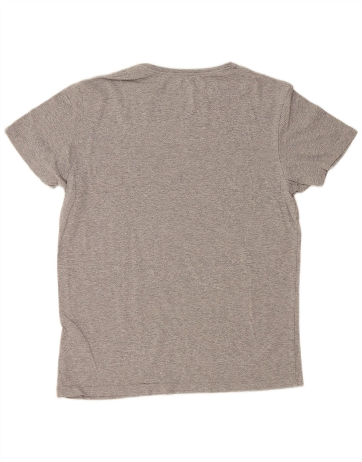 Camiseta masculina Timberland Slim Fit Top cinza médio algodão