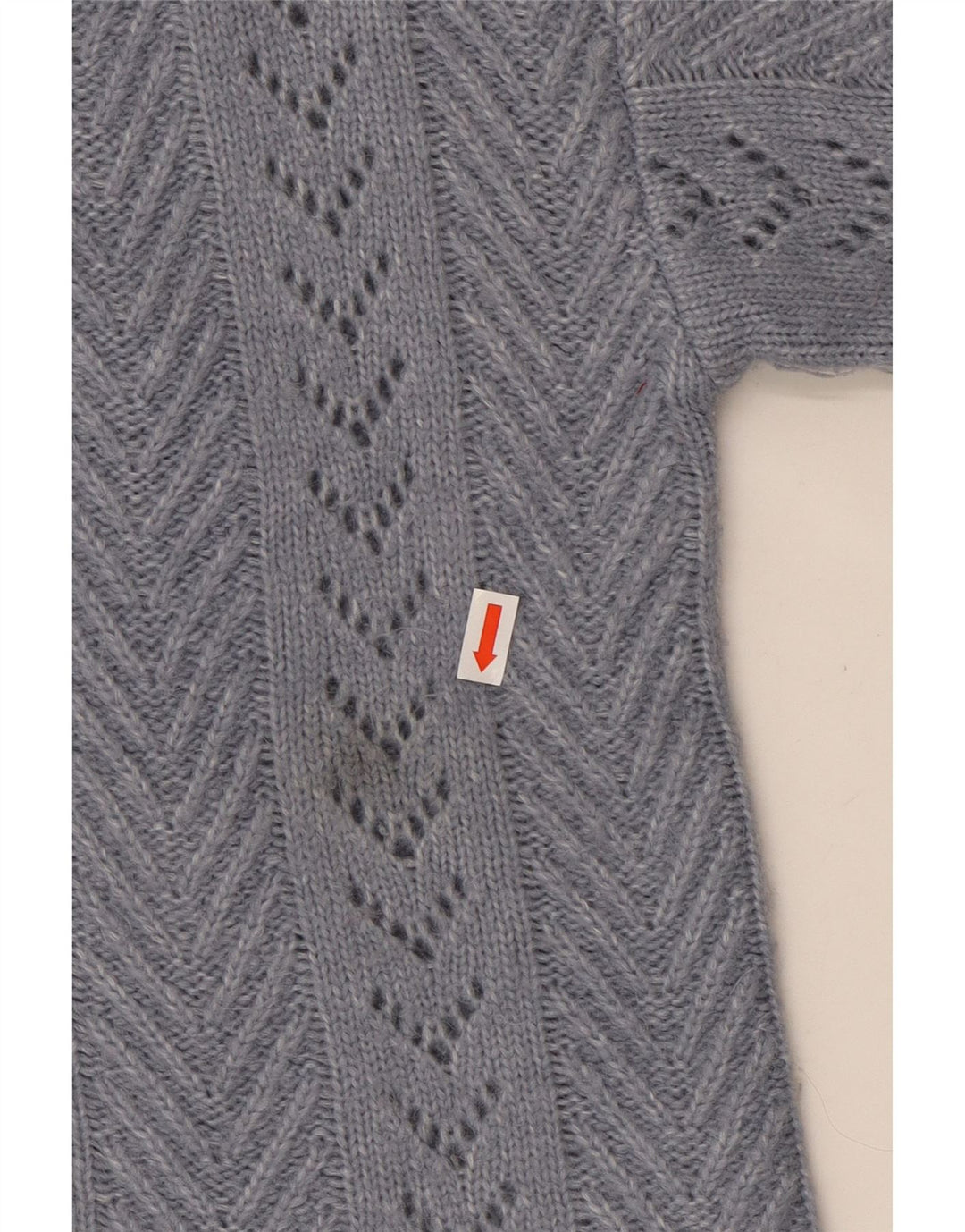 Suéter cardigã feminino com capuz grande FAT FACE UK 6 XS azul nylon