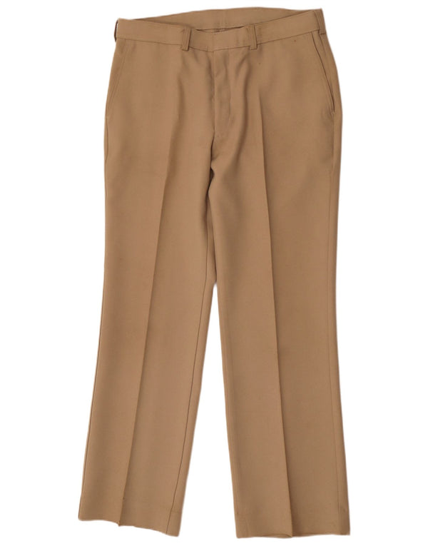 Calça masculina reta Levi's W36 L32 poliéster bege