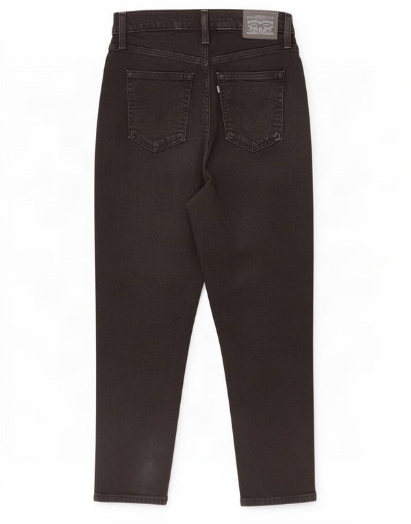 Jeans feminino Levi's Mom cintura alta W27 L27 algodão preto