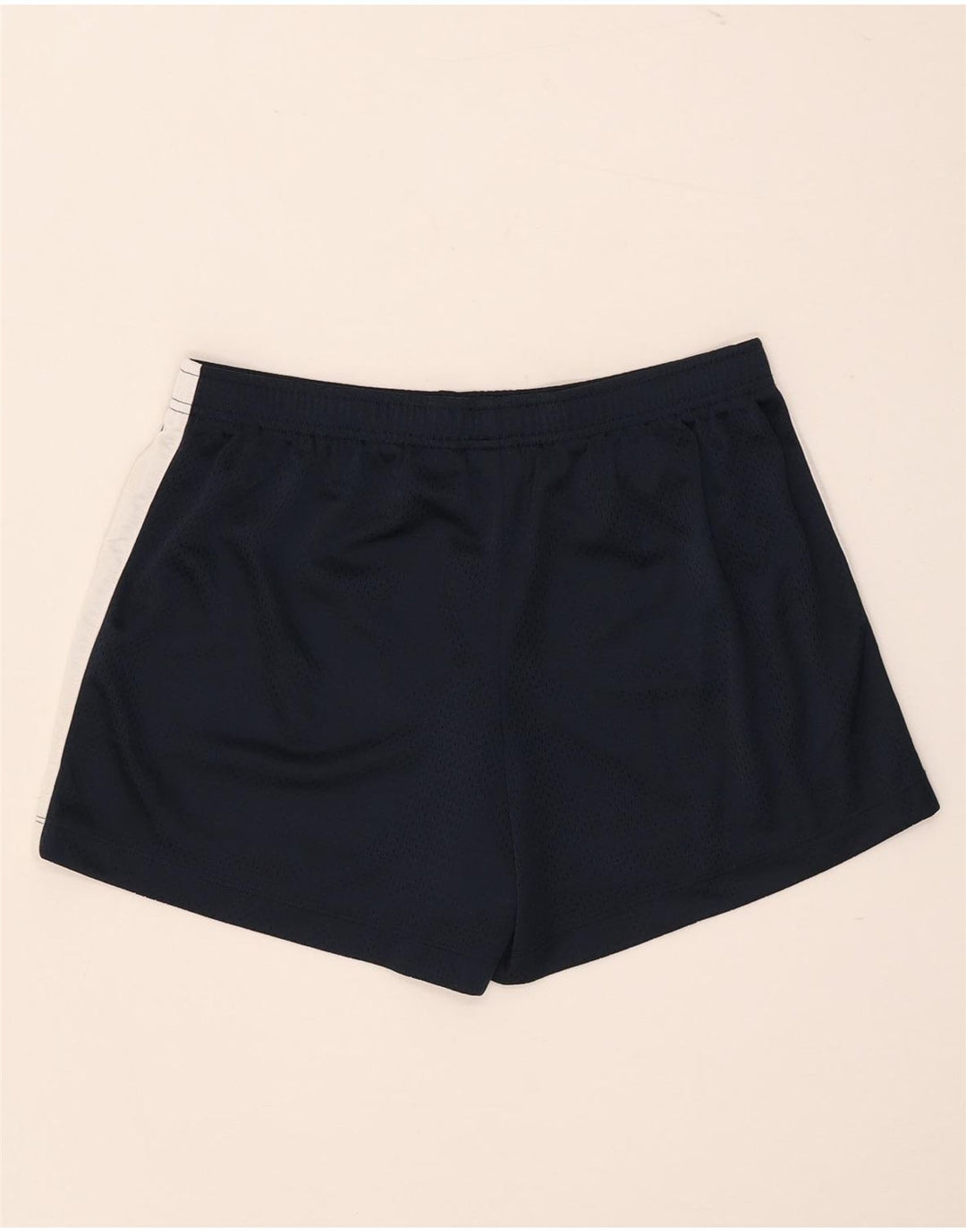 Shorts esportivos femininos Nike US 12/14 grande azul marinho colorblock poliéster