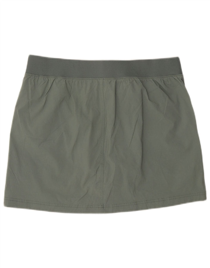 Saia cargo feminina Eddie Bauer XL W36 nylon cáqui