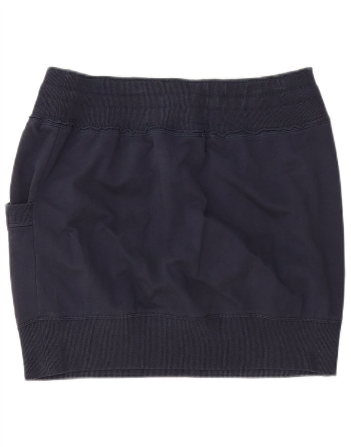 Mini saia feminina Benetton W32 grande azul marinho