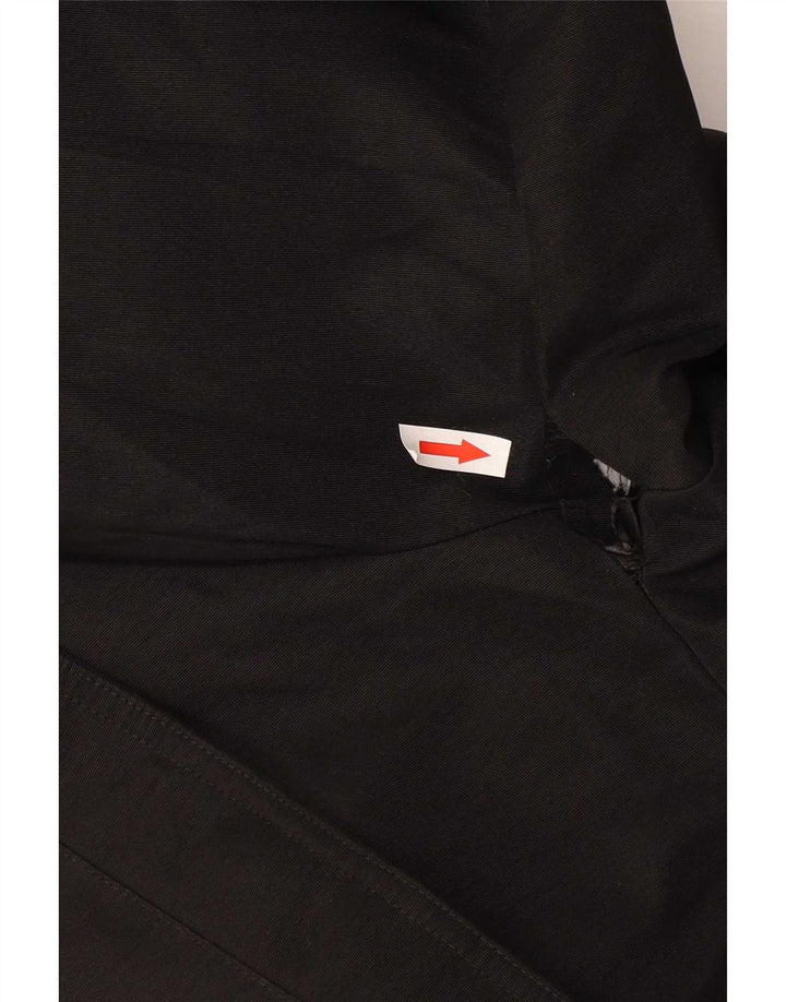 Jaqueta Parka masculina com capuz Jack & Jones Reino Unido 40 grande poliéster preto