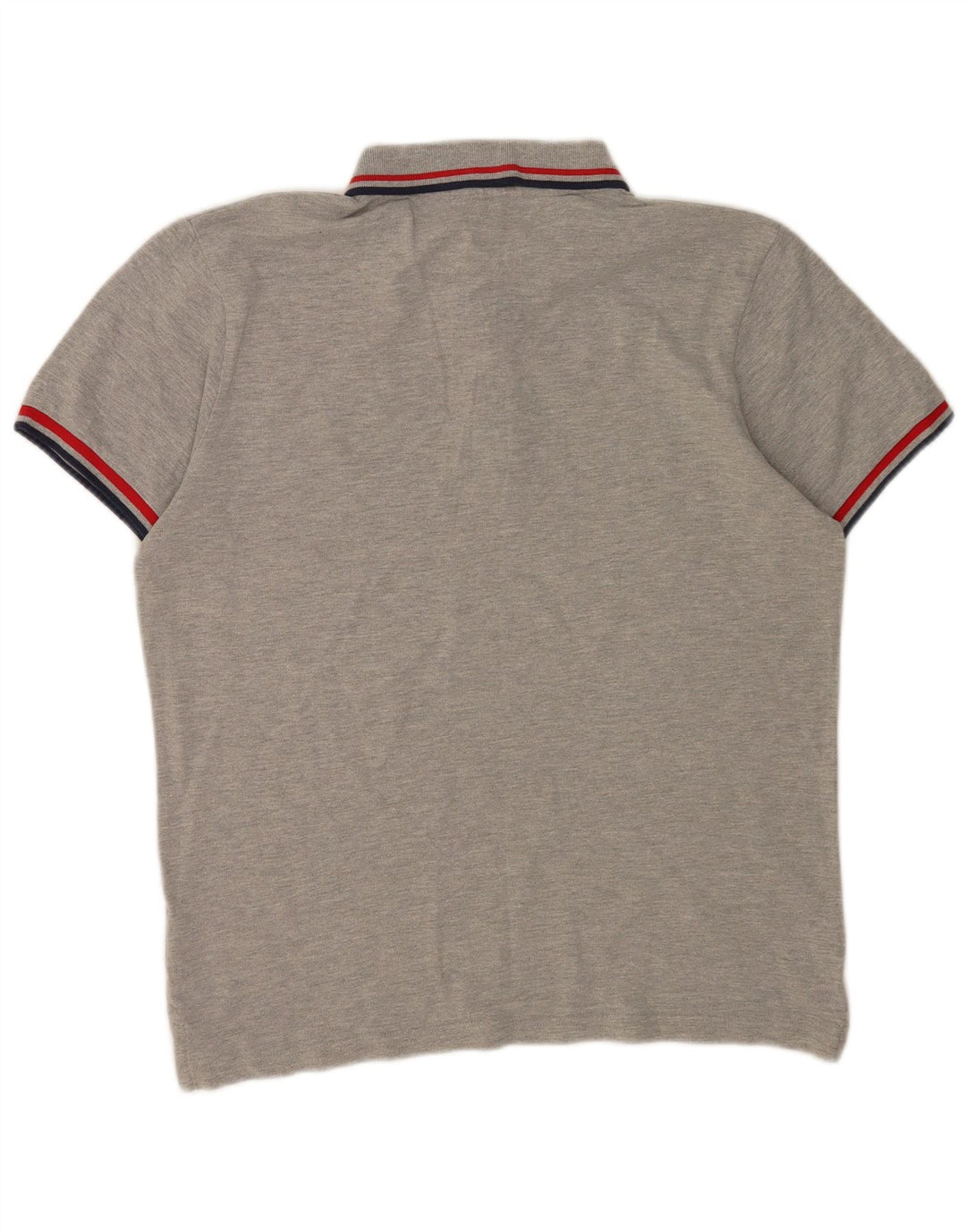 Camisa polo masculina Fila algodão cinza médio