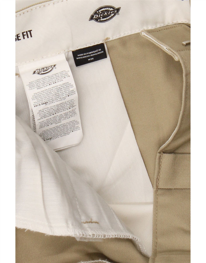 Shorts Chino Masculino Dickies Loose Fit W36 Grande Poliéster Bege