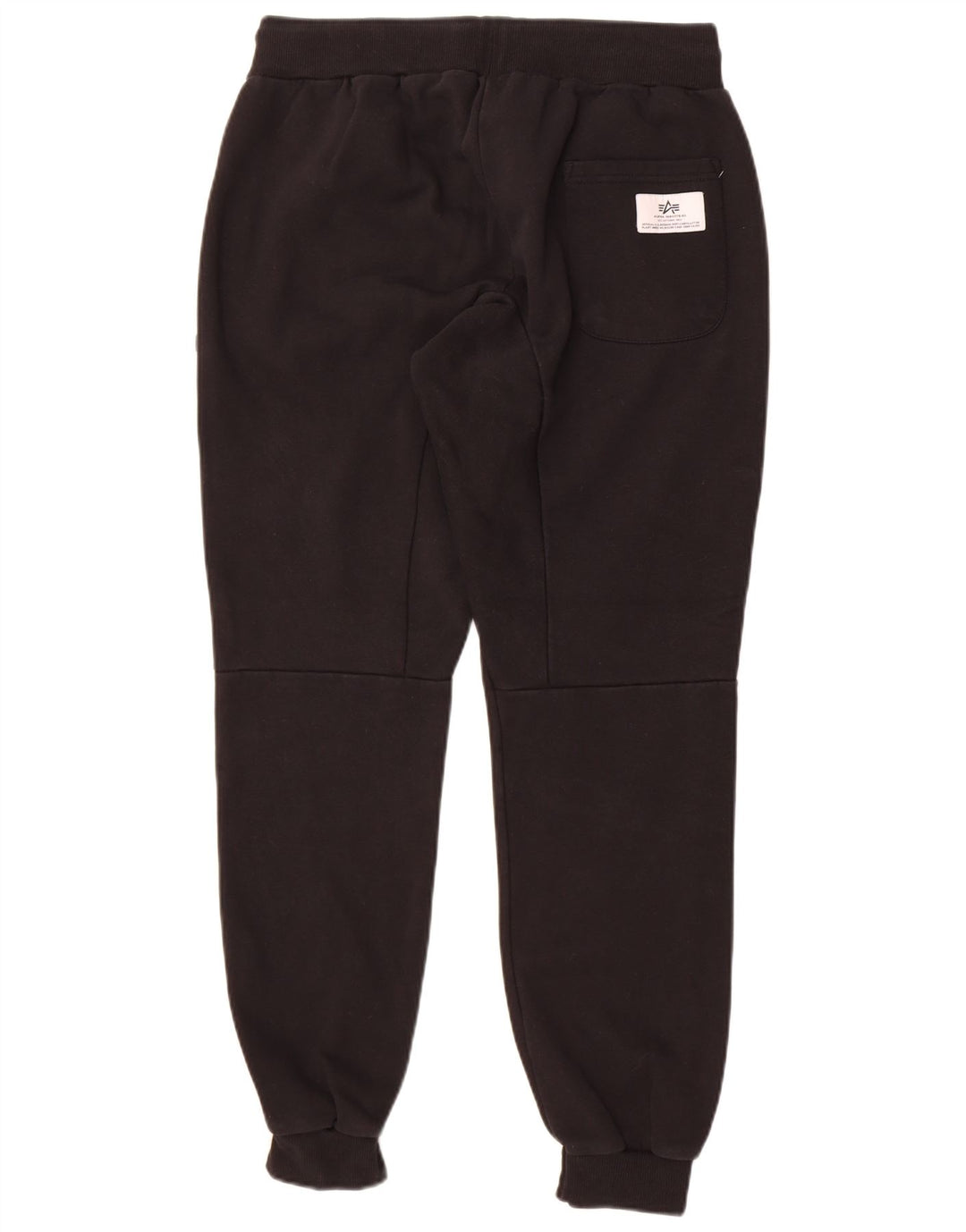 Alpha Industries Calça esportiva masculina gráfica joggers médio preto