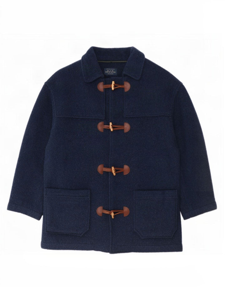 Casaco masculino vintage IT 50 grande lã azul marinho