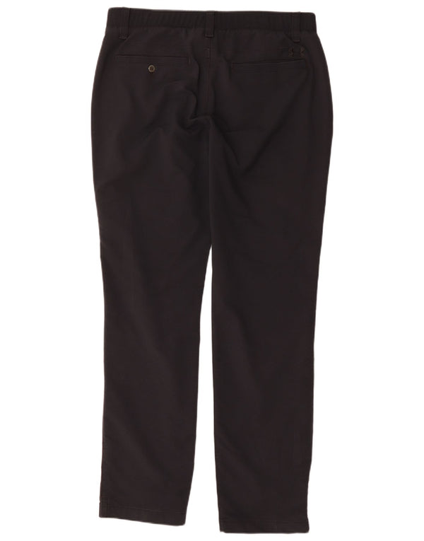 Under Armour Mens Slim Chino Calças W36 L34 Azul Marinho Nylon
