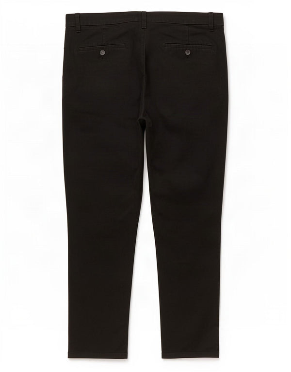 Calça Chino Masculina Slim Marks & Spencer W36 L29 Algodão Preto