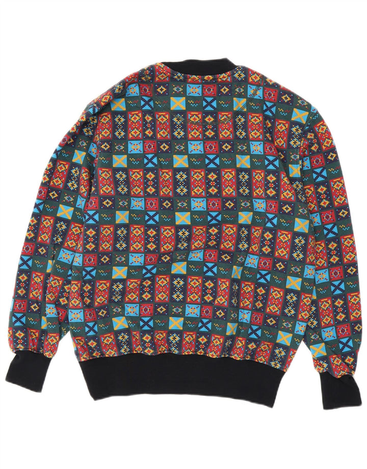 JOHNNY LAMBS moletom masculino jumper médio multicolorido geométrico