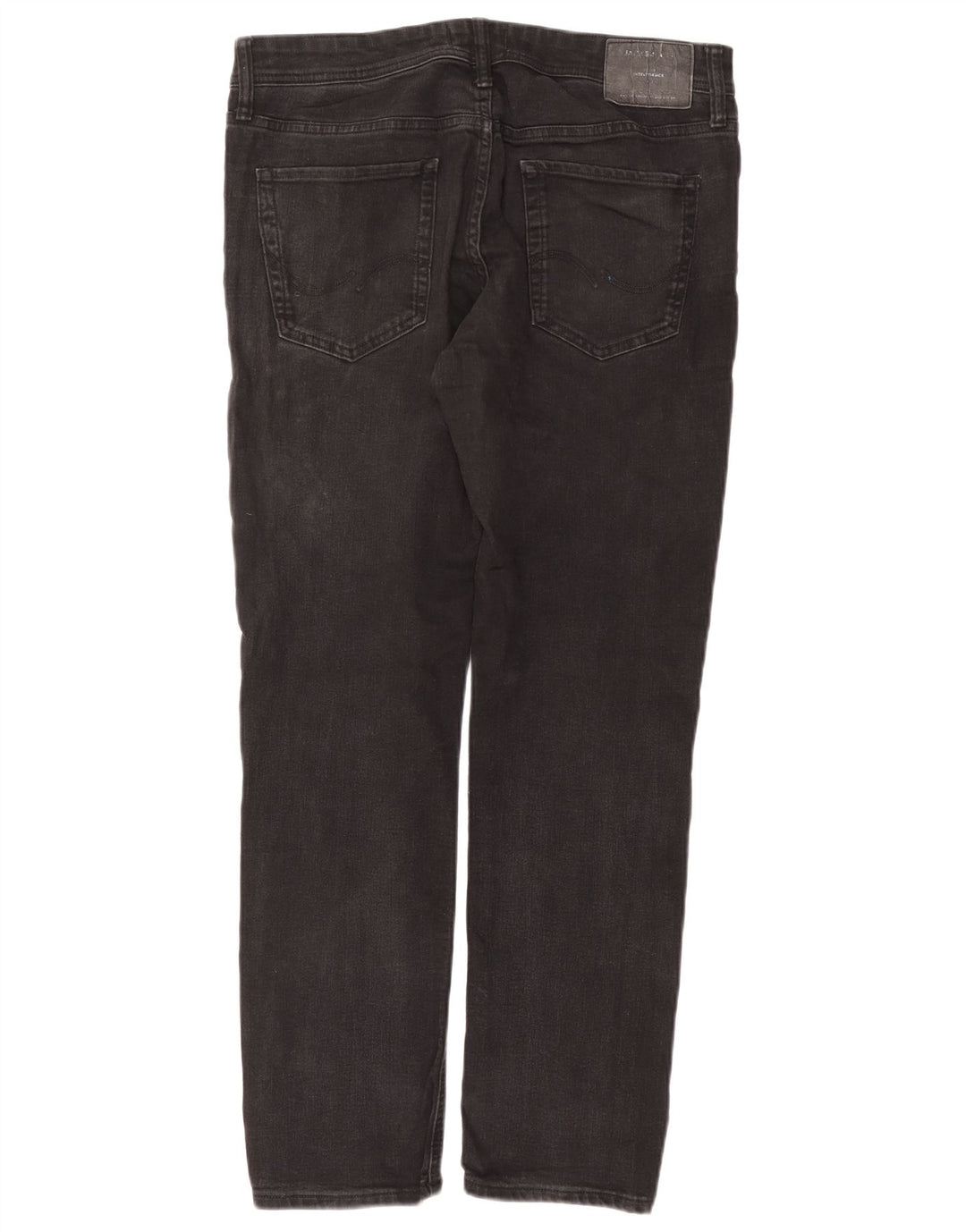 Jack & Jones Masculino GLENN Slim Jeans W34 L32 Algodão Cinza