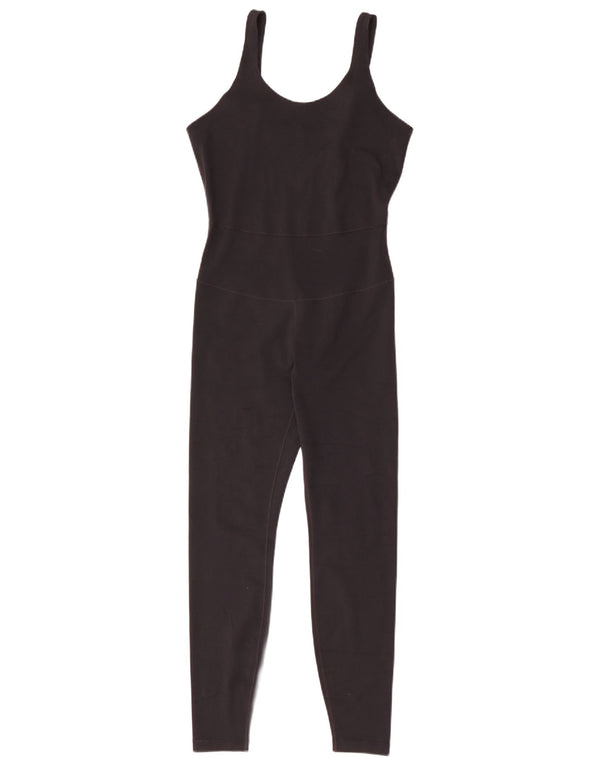 Macacão feminino Nike Dri Fit sem mangas UK 8 pequeno poliéster preto