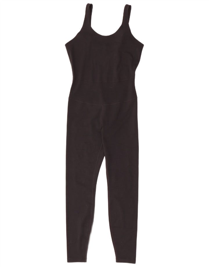 Macacão feminino Nike Dri Fit sem mangas UK 8 pequeno poliéster preto