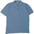 Camisa polo masculina LOTTO grande algodão azul