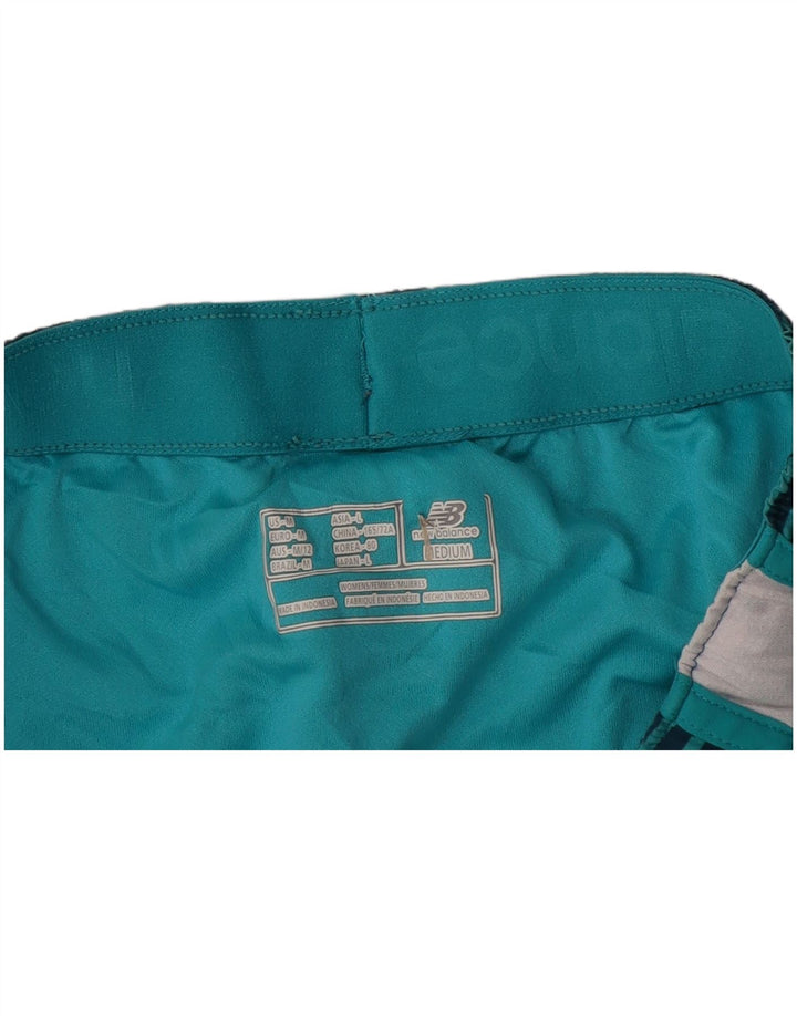 Shorts esportivo feminino NEW BALANCE UK 14 médio azul marinho listrado