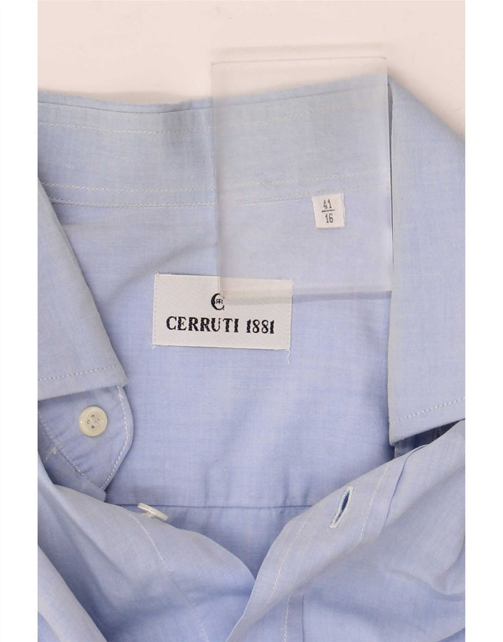 Camisa masculina Cerruti 1881 tamanho 41 16 grande azul