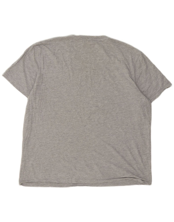Camiseta masculina Jack & Jones Top 2XL algodão cinza