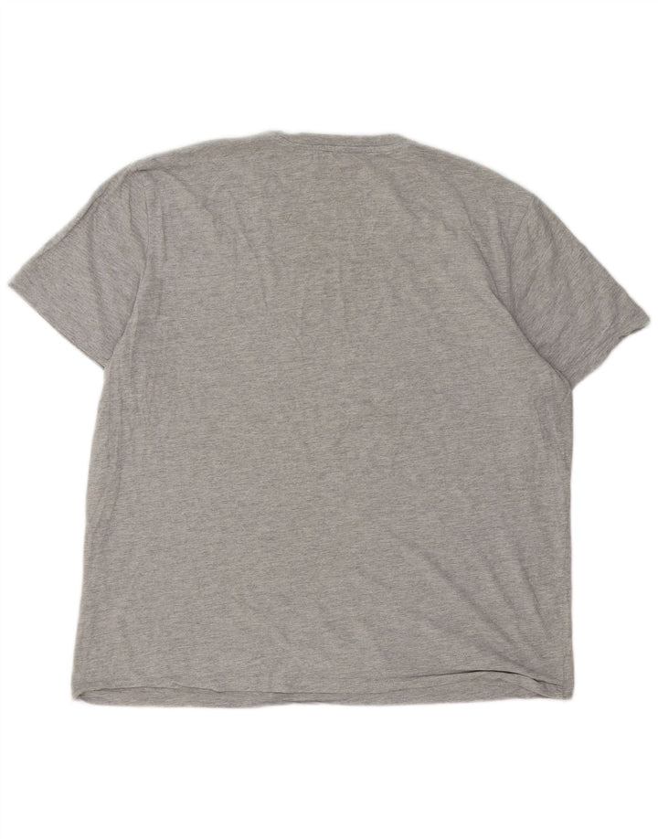 Camiseta masculina Jack & Jones Top 2XL algodão cinza