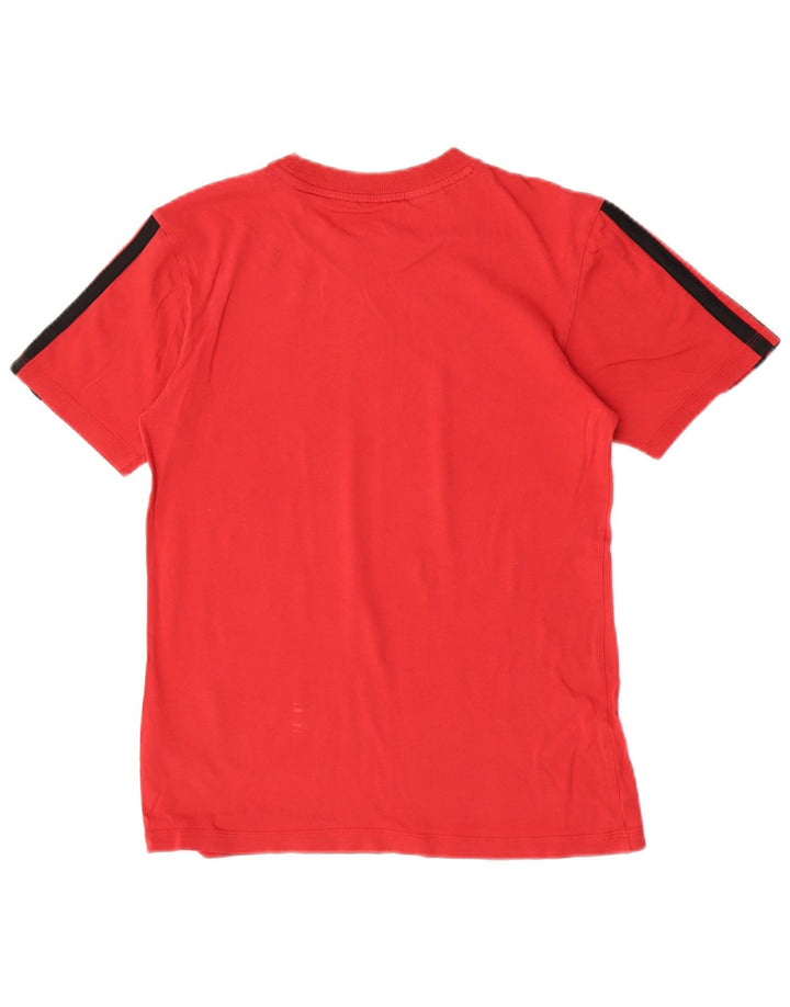 Camiseta Adidas Menino Top 13-14 Anos Algodão Vermelho