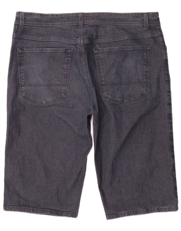 Shorts jeans masculino Trussardi W36 grande algodão azul marinho