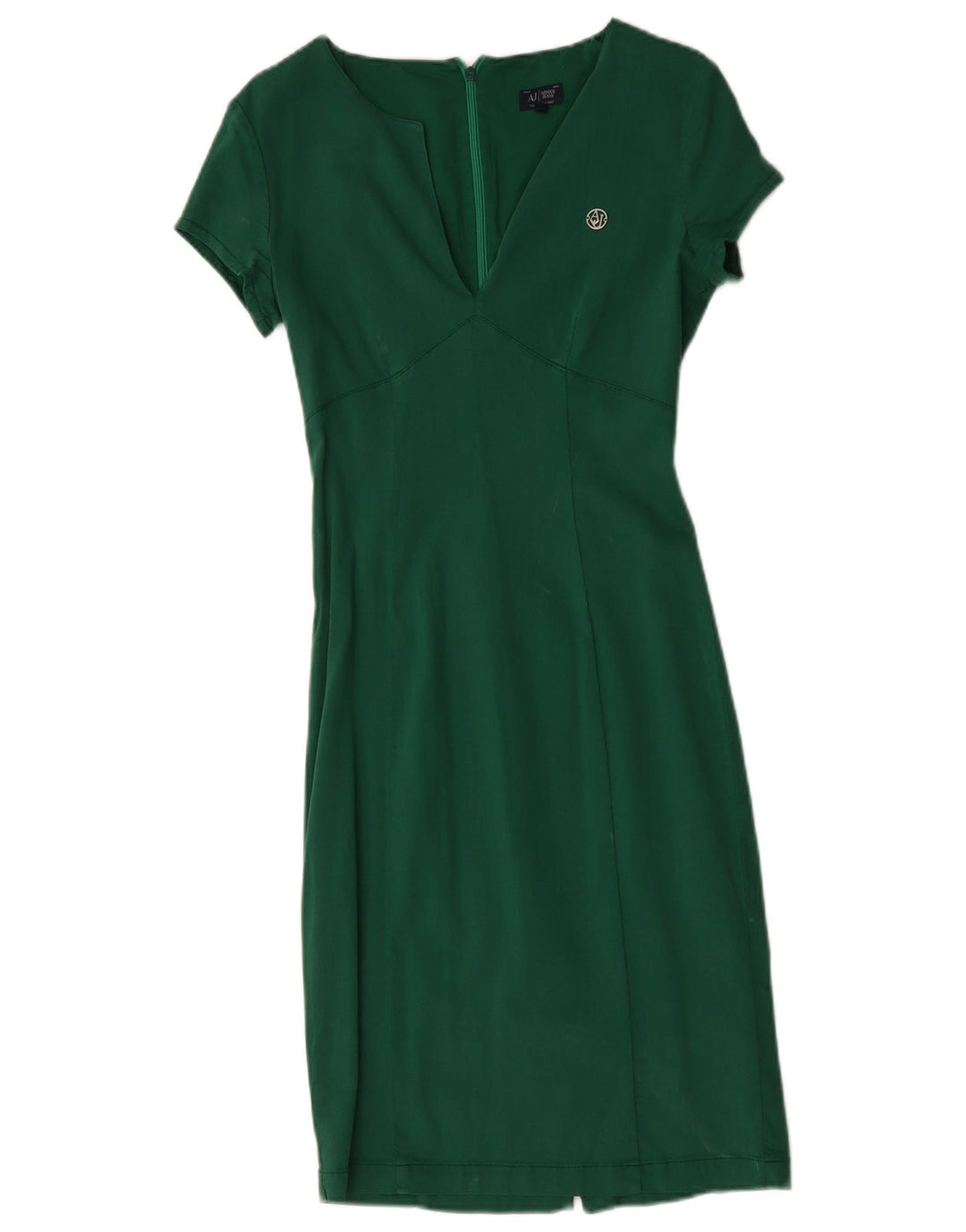Vestido bainha feminino Armani Jeans IT 42 modal verde médio