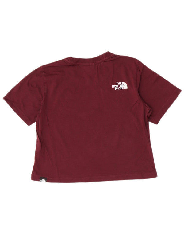Camiseta feminina The North Face Crop Graphic UK 6 XS Marrom Algodão