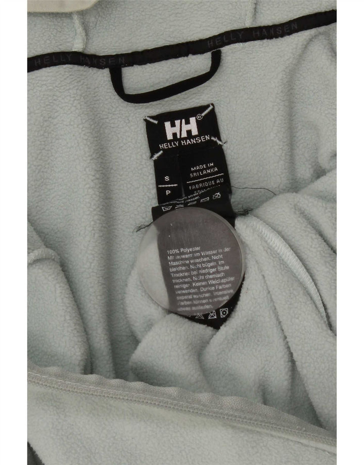 Jaqueta de lã com capuz Helly Hansen feminina UK 10 poliéster azul pequeno