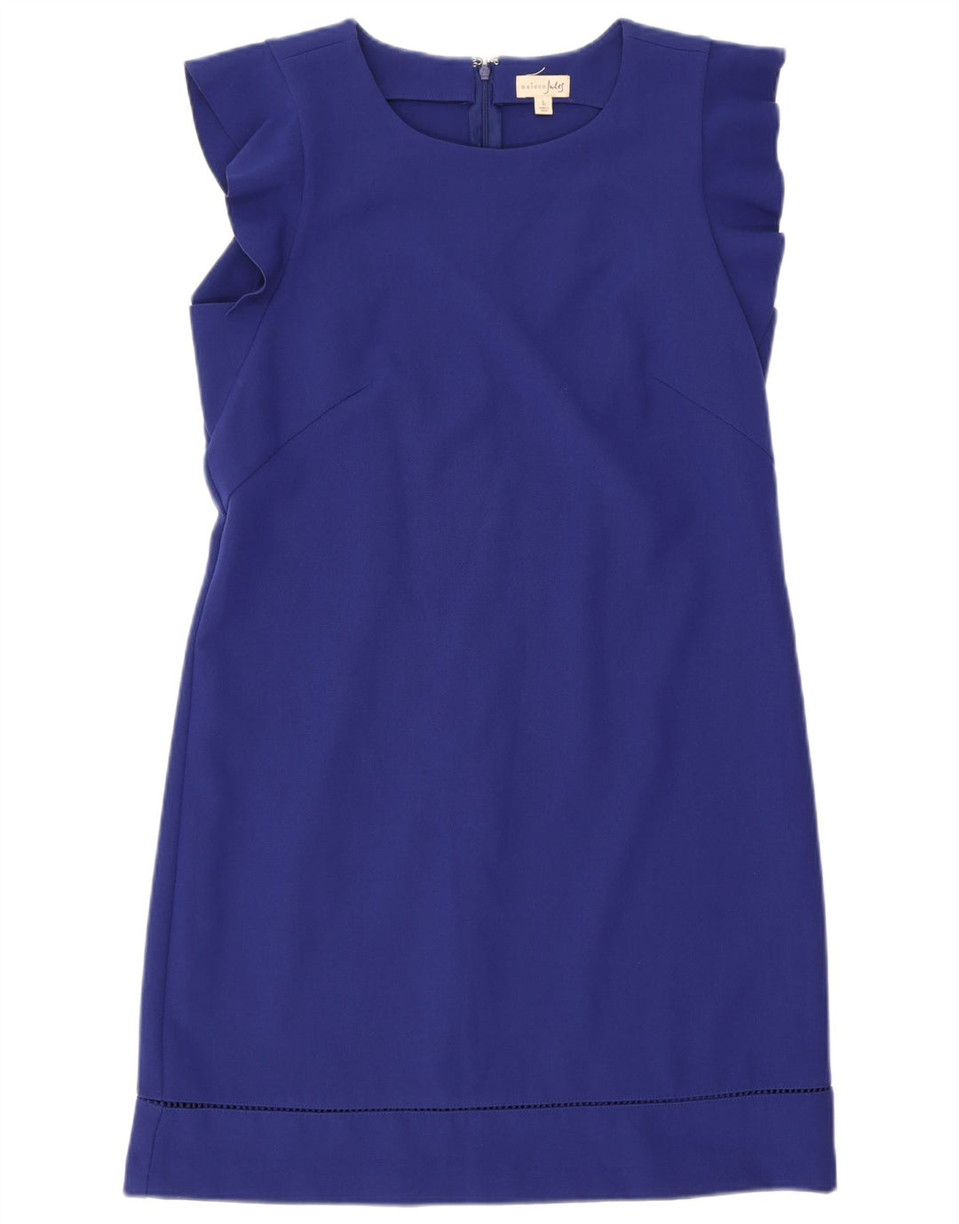 Vestido feminino Jules com bainha sem mangas Reino Unido 14 grande azul poliéster
