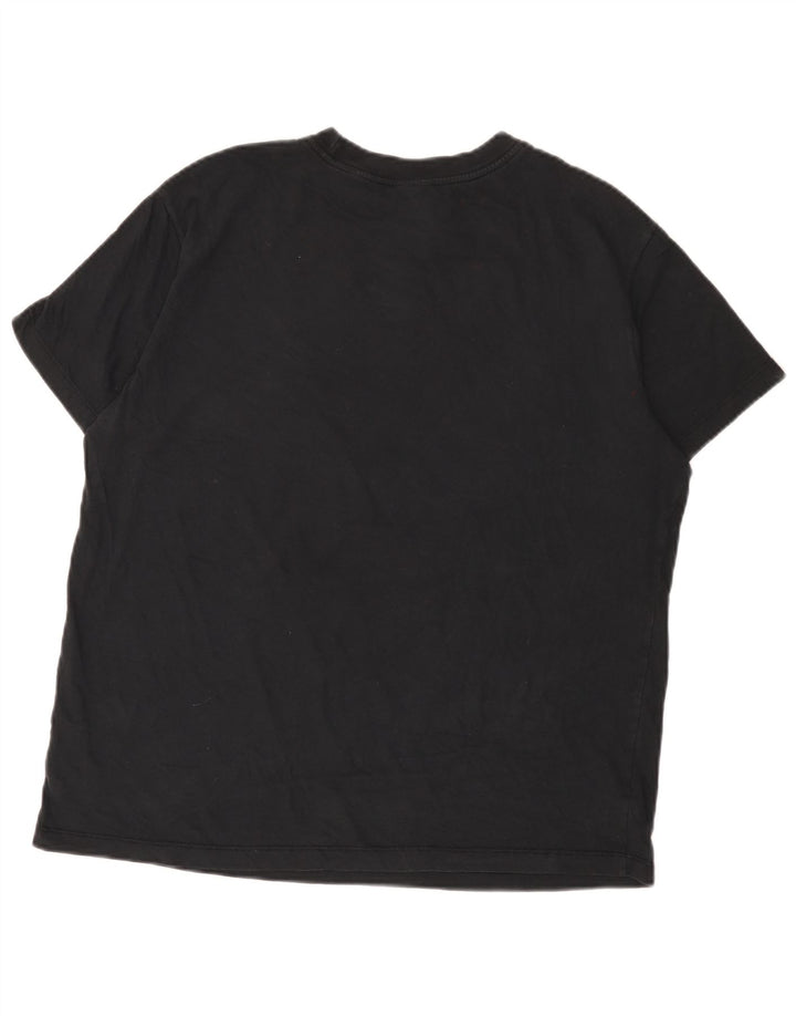 Camiseta Nike masculina oversized gráfica top médio algodão preto