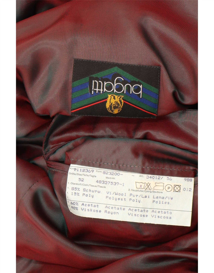 Sobretudo masculino Bugatti EU 52 XL lã preta