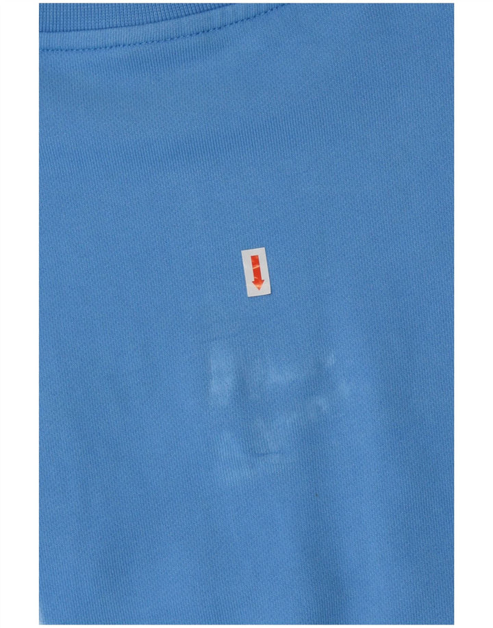 NIKE Mens Graphic Moletom Jumper XL Azul Algodão