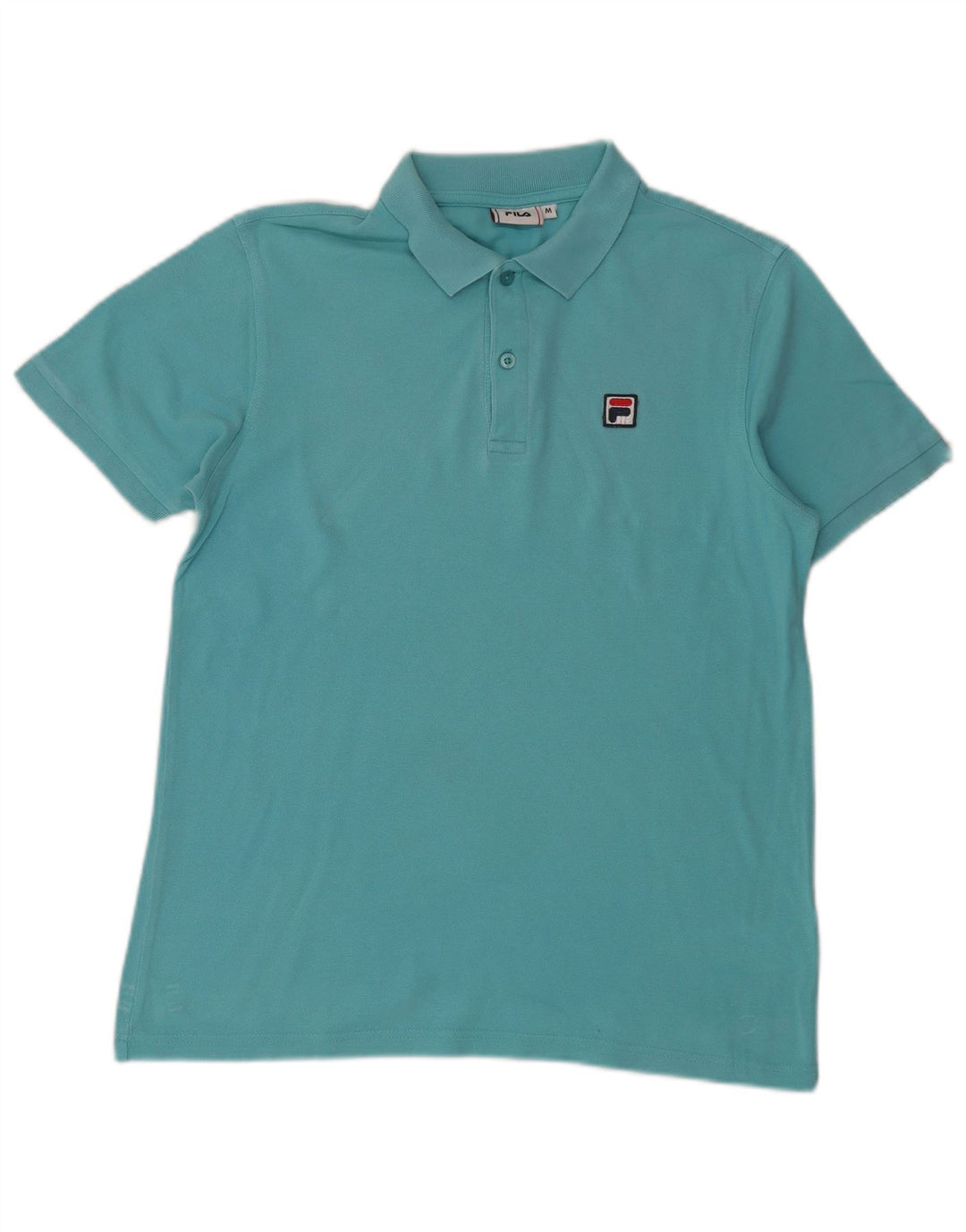 Camisa polo masculina Fila médio algodão azul