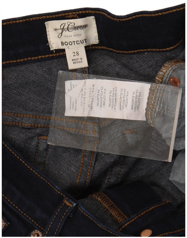 J. Crew Jeans Bootcut Feminino W28 L32 Azul Marinho Algodão